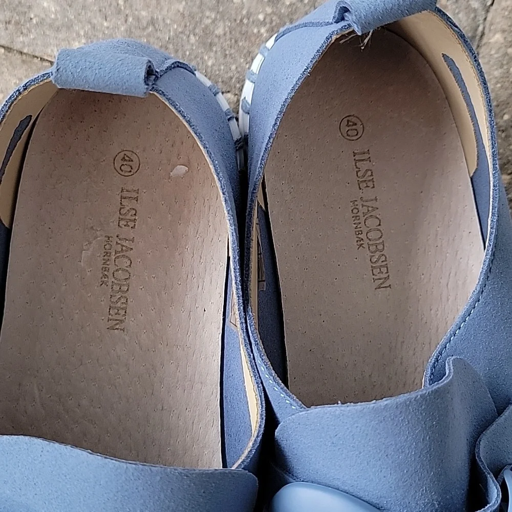 Ilse Jacobsen Women's Tulip Loafers Color Is Light Regatta Sz 40